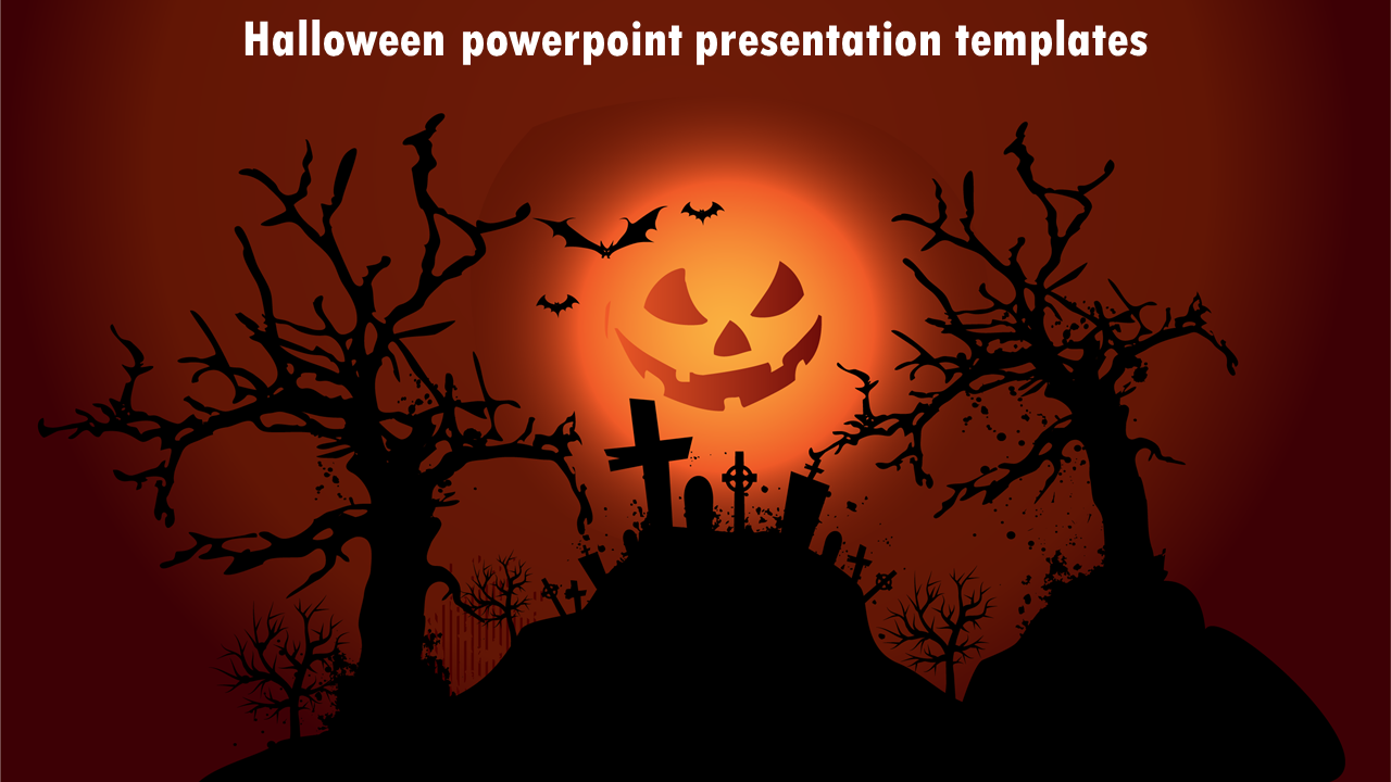 Simple Halloween Powerpoint Presentation Templates